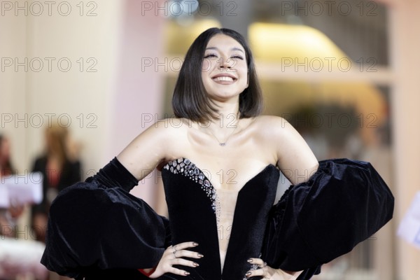Venice, Italy - 3 September 2025: Kamilla Kostrova during the Red Carpet of - Cartier Glory To The Filmmaker Award 2025 and In the Hand of Dante - during the 82nd Venice International Film Festival