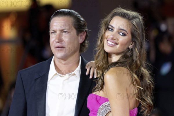 Venice, Italy - 3 September 2025: Vito Schnabel, Helena Althof during the Red Carpet of - Cartier Glory To The Filmmaker Award 2025 and In the Hand of Dante - during the 82nd Venice International Film Festival