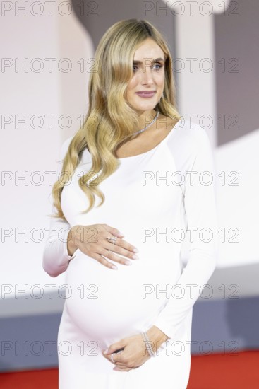 Venice, Italy - 3 September 2025: Veronica Fedolfi during the red carpet of - Cartier Glory To The Filmmaker Award 2025 and In the Hand of Dante - during the 82nd Venice International Film Festival