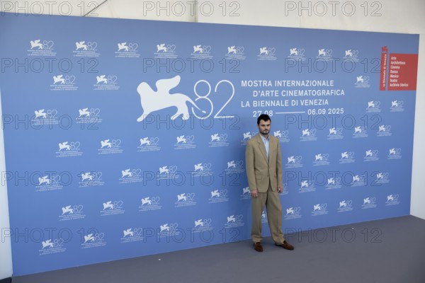 Venice, Italy - 3 September 2025: Duke Nicholson during the Photo Call of - In the Hand of Dante - during the 82nd Venice International Film Festival