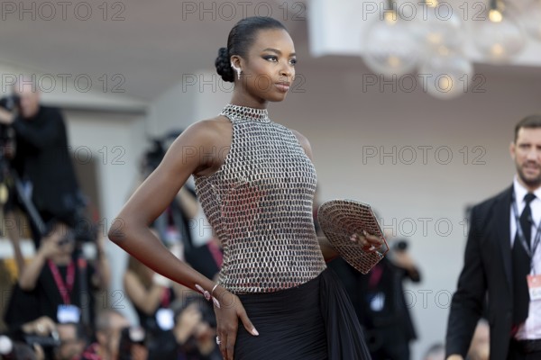 Venice, Italy - 1 September 2025: Maria Borges during the red carpet of - The Smashing Machine - during the 82nd Venice International Film Festival