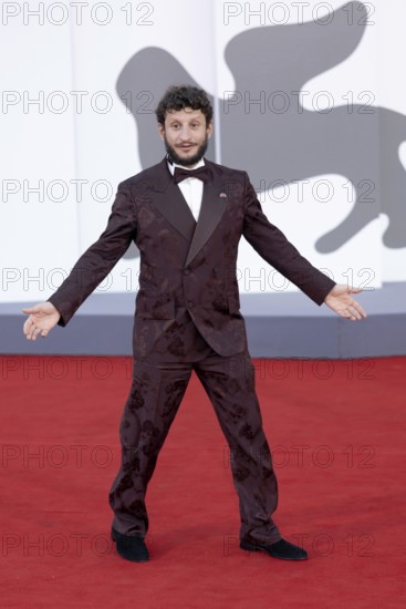 Venice, Italy - 3 September 2025: Vincenzo Nemolato during the red carpet of - Duse - during the 82nd Venice International Film Festival