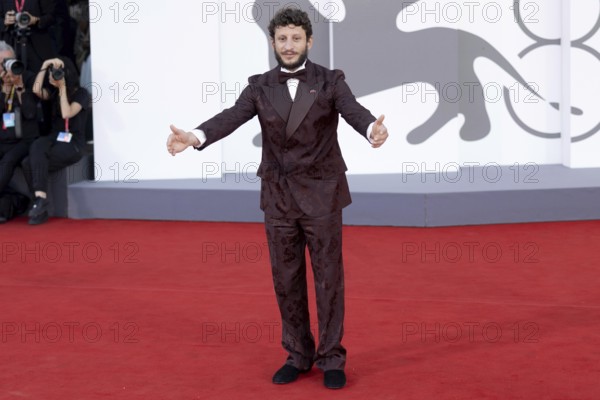 Venice, Italy - 3 September 2025: Vincenzo Nemolato during the red carpet of - Duse - during the 82nd Venice International Film Festival