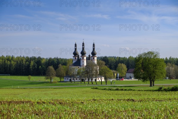 Pilgrimage church, Dreifaltigkeitskirche Kappl, near Waldsassen, Upper Palatinate, Bavaria, Germany