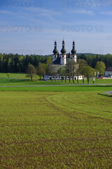 Pilgrimage church, Dreifaltigkeitskirche Kappl, near Waldsassen, Upper Palatinate, Bavaria, Germany