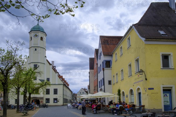 Unterer Markt, Weiden, Upper Palatinate, Bavaria, Germany