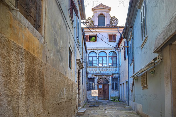 Marusiceva Street in the city of Koper, Slovenia