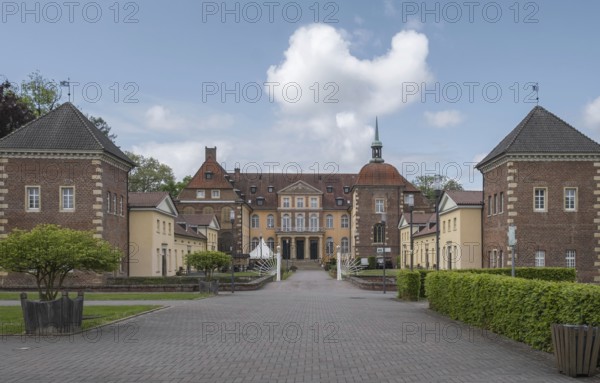 Velen moated castle, Münsterland, North Rhine-Westphalia, Germany