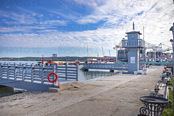 Port of the city of Koper, Slovenia