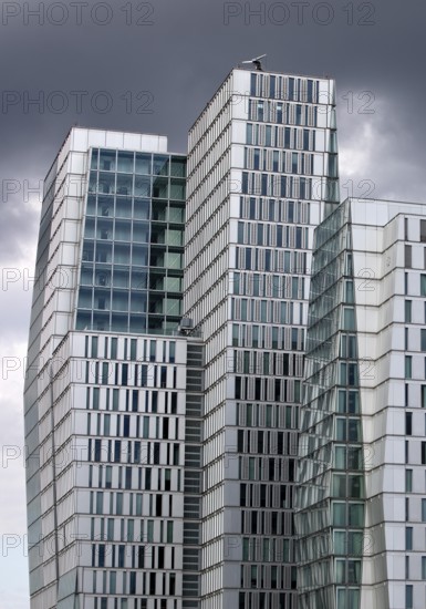 Nextower office tower and JW Marriott Hotel, high-rise buildings, Palaisquartier, Frankfurt am Main, Hesse, Germany