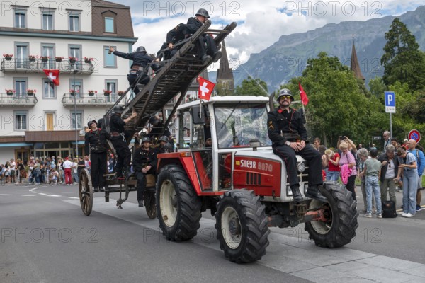 Fireman's equipment from 1959, Interlaken, Switzerland