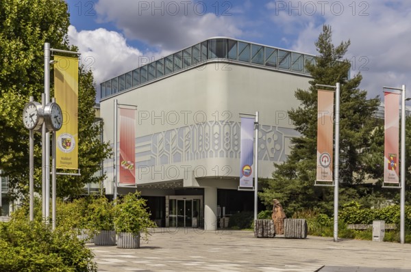 Town hall of the town of Walldorf in the Rhine-Neckar district. Walldorf Baden-Württemberg, Germany