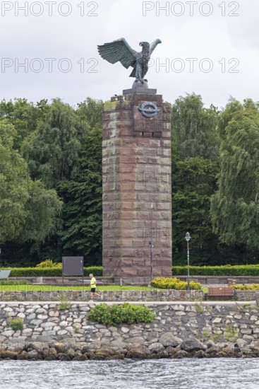 Submarine memorial, Heikendorf, Kiel Fjord, Schleswig-Holstein, Germany