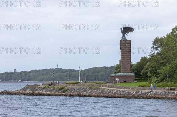 Submarine memorial, Heikendorf, Kiel Fjord, Schleswig-Holstein, Germany