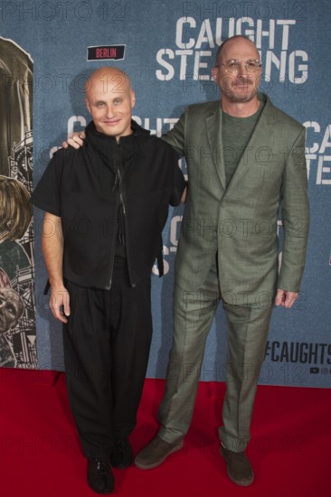 Actor Nikita Andreyevich Kukushkin, director and producer Darren Aronofsky, CAUGHT STEALING (in cinemas from 28.08.2025), exclusive screening at the ASTOR Film Lounge, Berlin, 23.08.2025