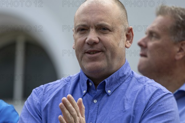 Ludwigshafen: Rally by Joachim Paul (AfD) in Ludwigshafen-Oggersheim***Picture: Joachim Paul