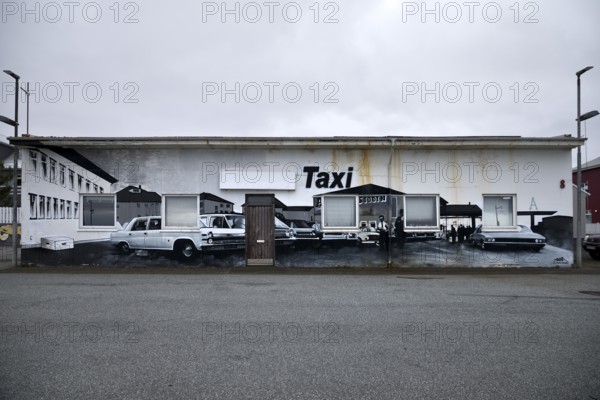 Street art in Keflavik, Reykjanesbær, Iceland