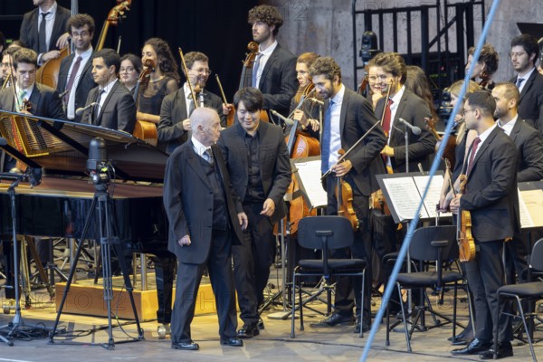 West-Eastern Divan Orchestra - Daniel Barenboim and Lang Lang, Classical, open air on 10 August 2025, Waldbühne, Berlin, Germany < english> West-Eastern Divan Orchestra - Daniel Barenboim & Lang Lang, Classical, open air on August 10, 2025, Waldbühne, Berlin, Germany