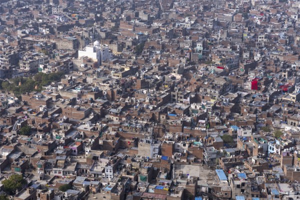 View of the city from Nahargarh Fort, Nahari Ka Naka, Jaipur, Rajasthan, India