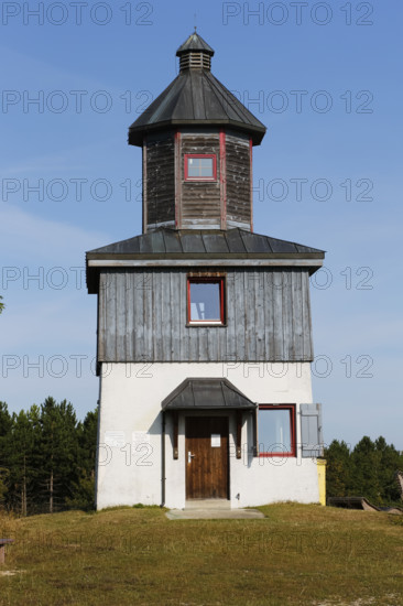 Sternenberg tower, observation tower formerly used for military purposes, observation tower on the former Böttingen military training area, Swabian Alb biosphere reserve, Baden-Württemberg, Germany