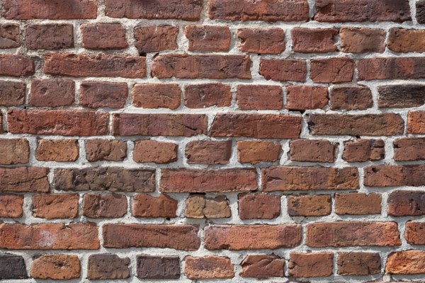 Brick wall, Old Town, Ringkøbing, Ringkøbing Fjord, Denmark