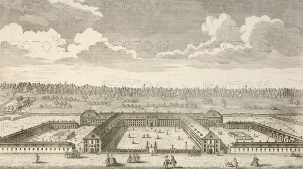 Royal Invalids' House in Berlin, Germany, around 1880, digitally restored reproduction of a 19th century illustration, historical, exact date unknown