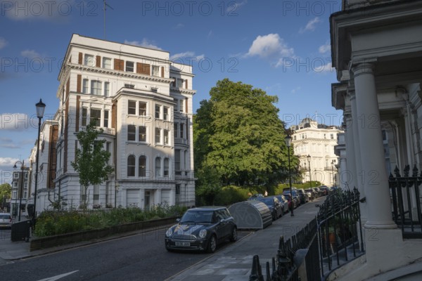 Neoclassical residential building, Ladbroke Grove, Notting Hill, London, England, Great Britain