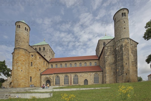 Ottonian UNESCO St Michael's Church, St Mary's Cathedral, Hildesheim, Lower Saxony, Germany