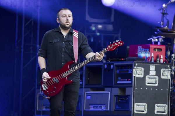 Jack Bates, bassist of The Smashing Pumpkins live on The Aghori Tour at the Zitadelle Spandau in Berlin on 06/08/2025