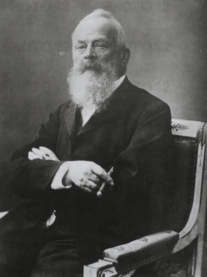 Luitpold Karl Joseph Wilhelm of Bavaria (born 12 March 1821 in Würzburg, died December 1912 in Munich) was Prince Regent of the Kingdom of Bavaria from 1886 until his death, Historical, digitally restored reproduction from a 19th century original, Record date not stated