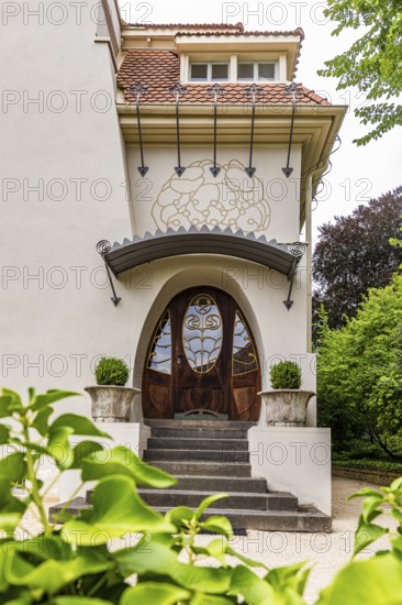 House Deiters, by Joseph Maria Olbrich, Art Nouveau, artists' house, Mathildenhöhe Darmstadt, artists' colony, Darmstadt, Hesse, Germany