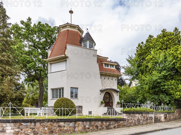 House Deiters, by Joseph Maria Olbrich, Art Nouveau, artists' house, Mathildenhöhe Darmstadt, artists' colony, Darmstadt, Hesse, Germany