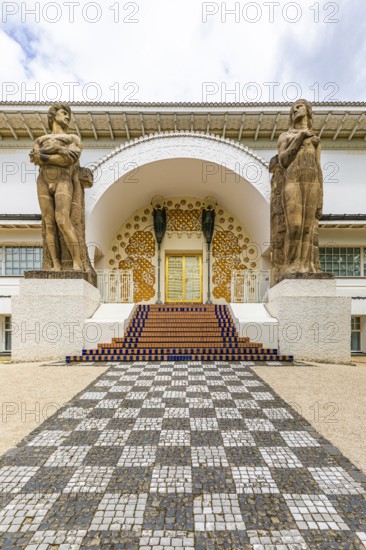 Ernst Ludwig House, studio building, by Joseph Maria Olbrich, Art Nouveau, Mathildenhöhe, Darmstadt, Germany