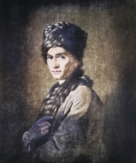 Jean-Jacques Rousseau, 1712 to 1778, Geneva philosopher, writer and composer. From Books and Characters, French and English, published in 1924, digitally restored reproduction of an original (coloured) from the 19th century, historical, exact date unknown