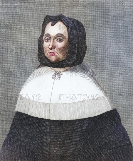 Margaret Douglas, Countess of Lennox, 1515 to 1578. Daughter of Archibald Douglas, 6th Earl of Angus, and Margaret Tudor. Mother of Henry Stuart, Lord Darnley. From Iconographia Scotica or Portraits of Illustrious Persons of Scotland, published in 1797, digitally restored reproduction of a 19th century original (coloured), historical, exact date unknown