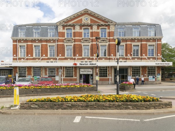 Railway train station building, South Devon House, Newton Abbot, Devon, England, UK 1927 by Percy Emerson Culverhouse
