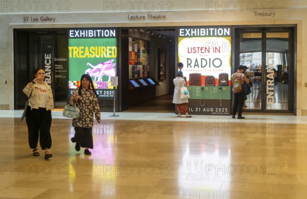 Treasured Exhibition, Radio Exhibition, Weston Library, Bodleian Library, University of Oxford, England, UK