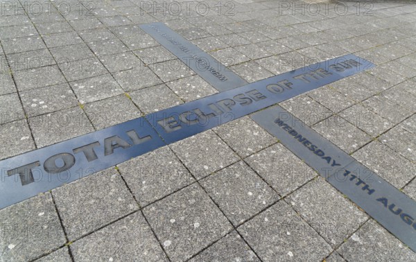 Total Eclipse the Sun memorial, Wednesday 11 August 1999, Plymouth, Devon, England, UK