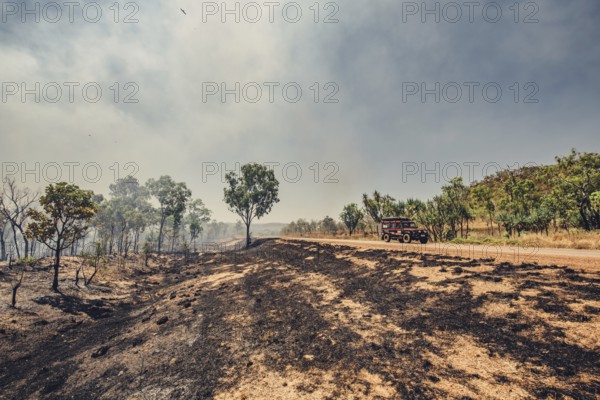 Bushfires in the Australian outback