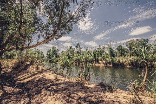 River and other waters in the outback in the north of Australia