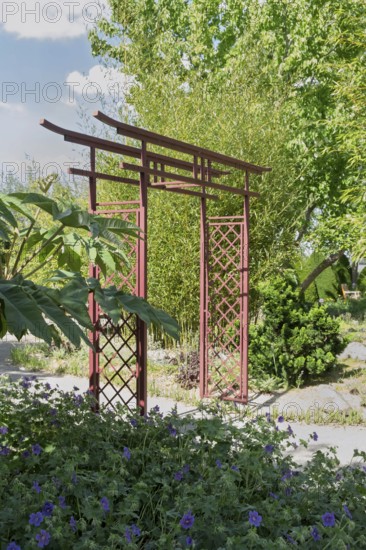 District educational garden, Burgsteinfurt, Münsterland, North Rhine-Westphalia, Germany