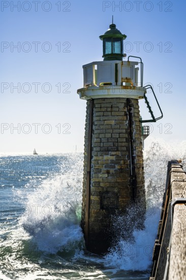 Lighthouse in Capbreton, Landes, Nouvelle-Aquitaine, France