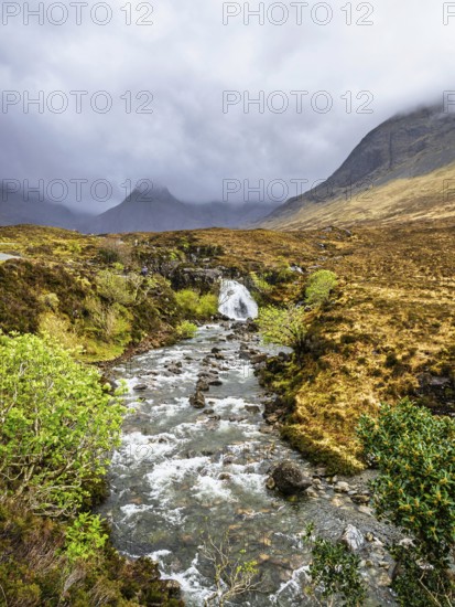 Fairy Pools and Waterfalls, Glen Brittle, Black Cuillin, Isle of Skye, Scotland, UK