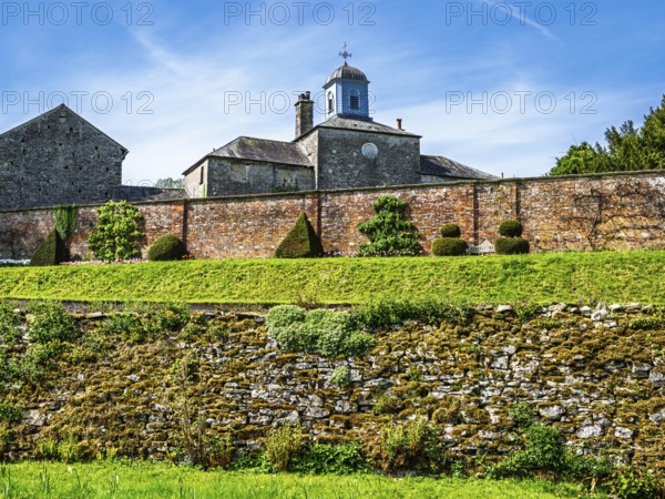Sizergh Castle and gardens, Helsington, Cumbria, England, United Kingdom