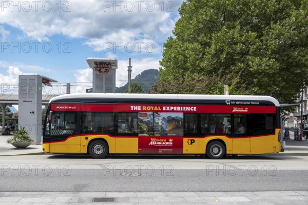 Postbus charging stations, Interlaken, Canton of Berne, Switzerland