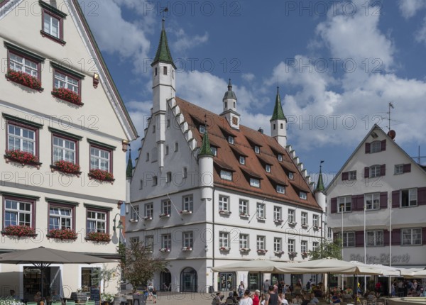 New Town Hall from 1503, Matthias-Erzberger-Platz 1, Biberach an der Riß, Baden-Württemberg, Germany