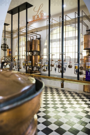 Interior view, Perfumery Molinard, Perfume manufacturer, Grasse, Alpes Maritimes, Provence Alpes Cote d'Azur, French Riviera, South of France, France