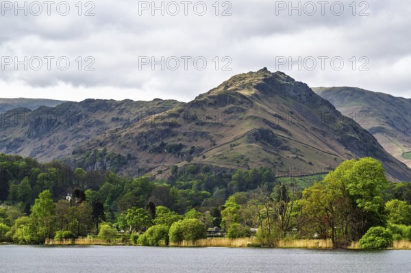 Grasmere Lake, Grasmere, Ambleside, Lake District, Westmorland, Cumbria, England, United Kingdom