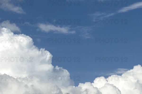 Large parts of cumulus clouds Cumulus clouds in front of blue sky, International