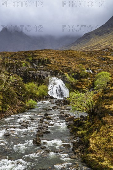 Fairy Pools and Waterfalls, Glen Brittle, Black Cuillin, Isle of Skye, Scotland, UK